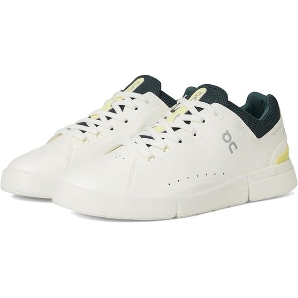 On The Roger Advantage 1 Men's Size 8 Ivory/Evergreen - Picture 6 of 7